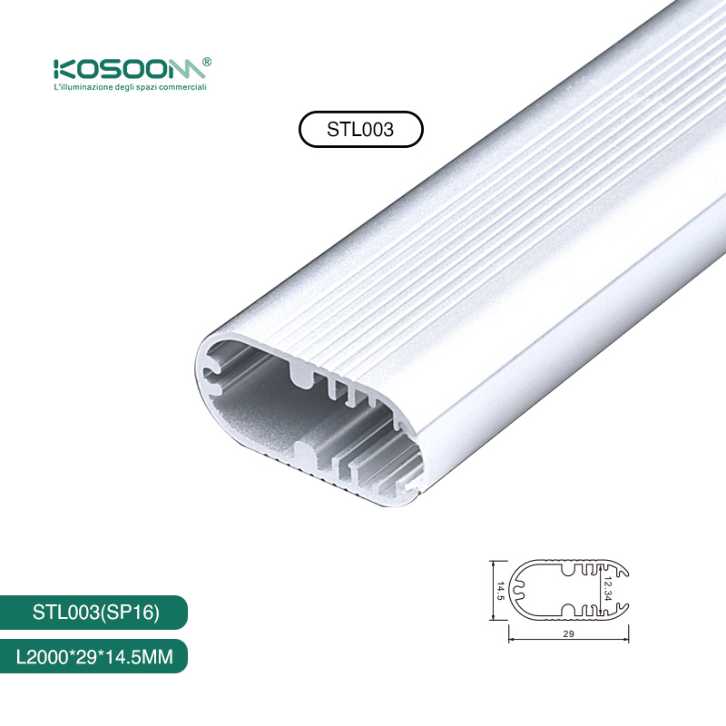 Premium-LED-Lichtprofil für hervorragende Ausleuchtung - SP16 STL003 Kosoom-LED Profil-Kreatives Design