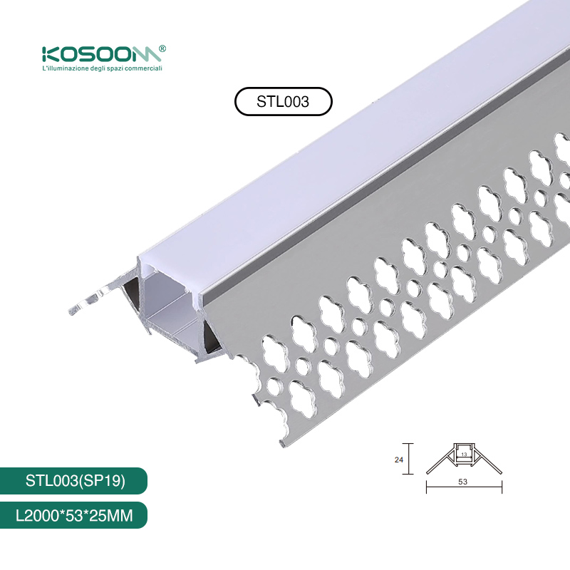 Optimiertes LED-Lichtprofil für verbesserte Leistung - SP19 STL003 Kosoom-LED Profil-Kreatives Design