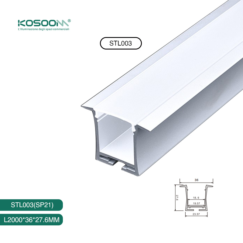 Professionelles LED-Lichtprofil für außergewöhnliche Beleuchtung - SP21 STL003 Kosoom-LED Profil-Kreatives Design