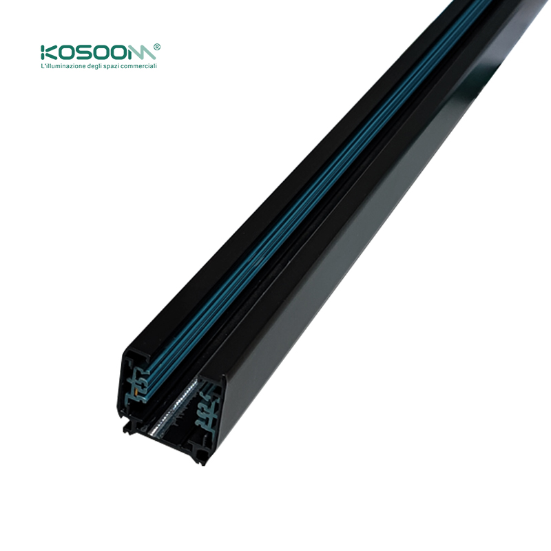 Drehstromschiene Profil 2000mm Schwarz 2000W für Schienenleuchten-LED Profil-Kreatives Design