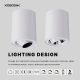 Hochwertiger kundenspezifischer 12W CRI80+ LED-Strahler 900LM Abstrahlwinkel 120° STKMRD12-Kosoom-LED Strahler