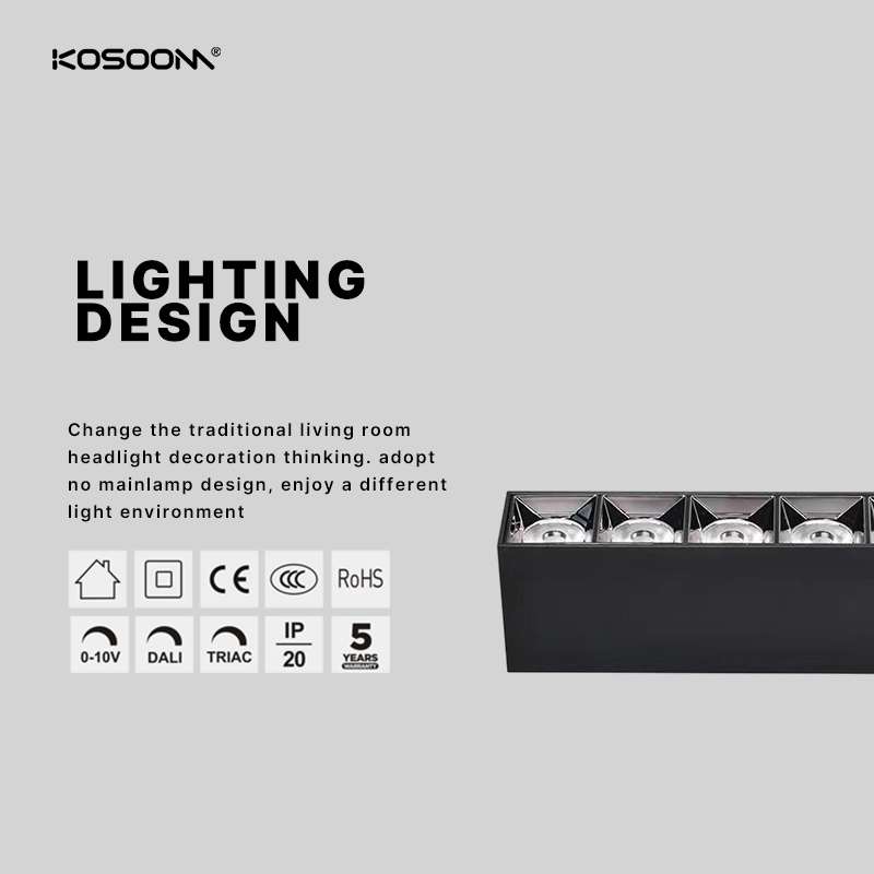 SMJM09 36W 3100LM Factory kommerzielle LED-Downlights anpassbar SMJ Kosoom-Downlights