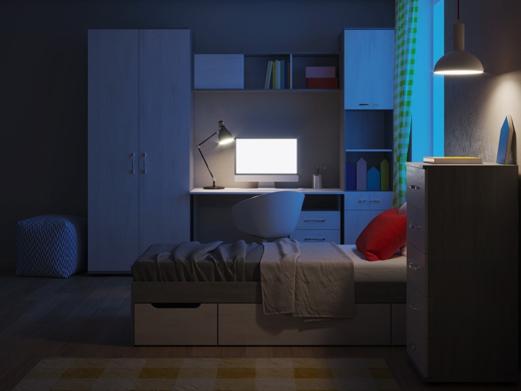 LED-Streifen-Lichtanwendung für Jugendzimmer-Beleuchtung Case Sharing