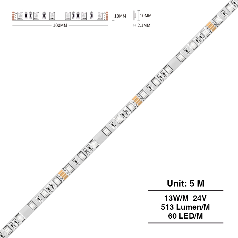 SMD 5050 IP20 5m 13W/m 24v LED Streifen RGB-LED Streifen RGB--S0601