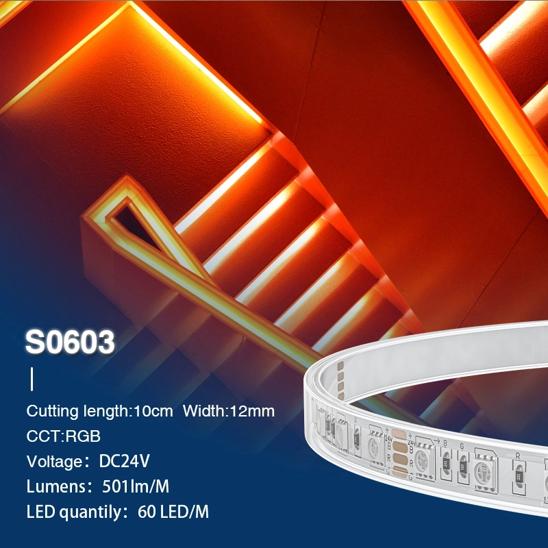 SMD 5050 RGB IP65 5m 13W/m 24v RGB LED Streifen Wasserdicht-LED Streifen--S0603
