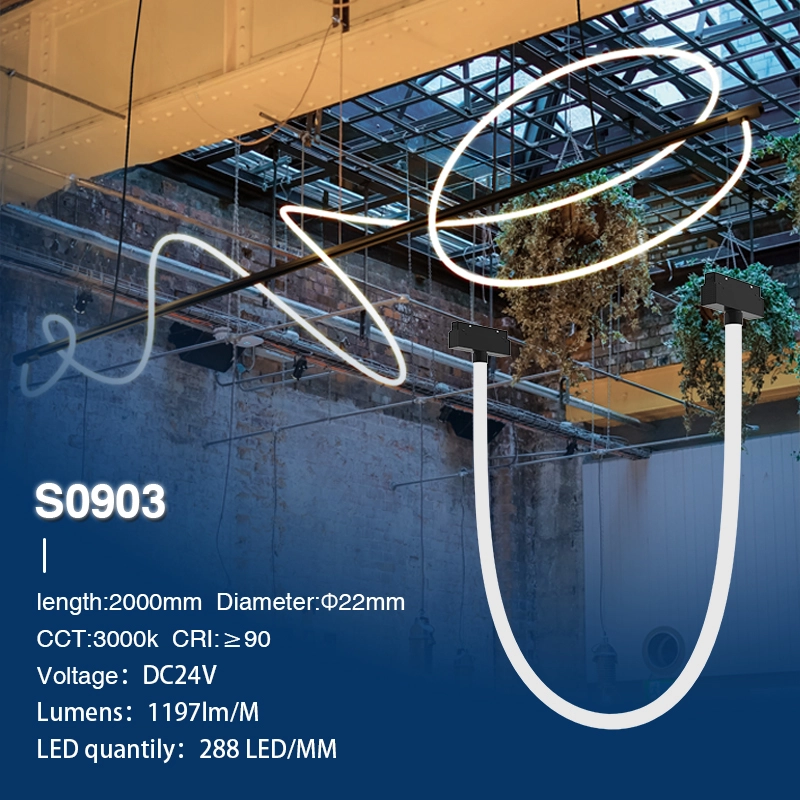SMD 2835 3000K Ra90 IP65 288LEDS/M 38.4W Flexible Neon LED Streifen-Treppenbeleuchtung--1 (2)