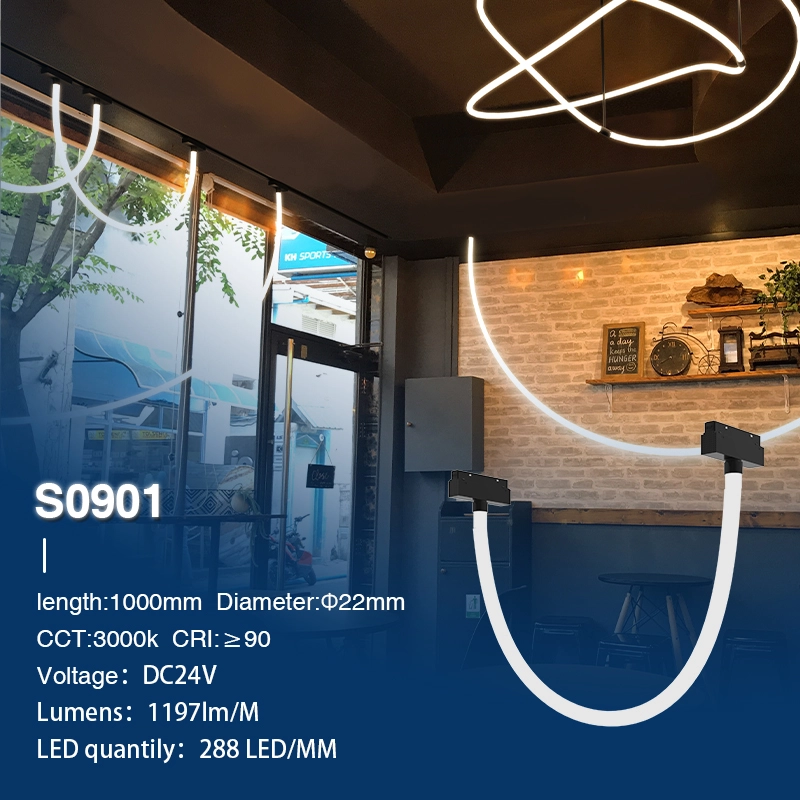 SMD 2835 3000K Ra90 IP65 19.2W 288LEDS/M Neon-LED-Leuchtstreifen-Lampen Wohnzimmer--1 (2)