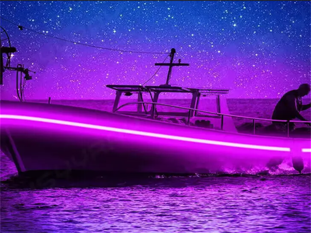 Wie installiert man LED Streifen auf einem Boot?-Beleuchtung Case Sharing--4.33
