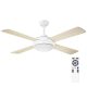 Deckenventilatoren mit Lampe—Kosoom-Deckenventilator Weiß--01 1