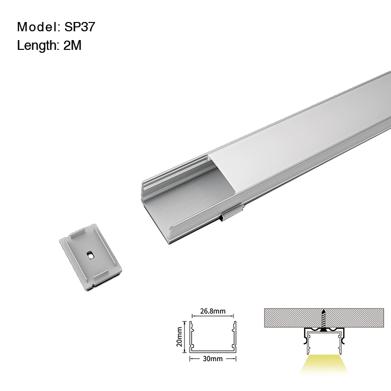 LED Profil 2 Meter komprimierte Deckel und Kappen/CON-SU01 L2000*30*20mm -SP37-Indirekte Beleuchtung--01