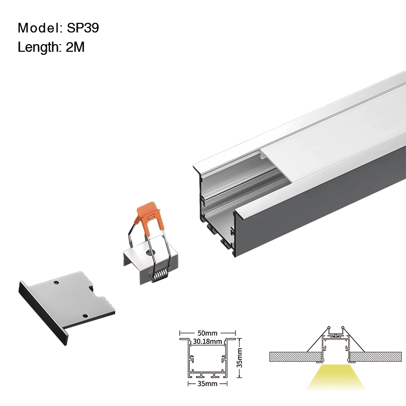 SP39 LED Alu Profil 2 Meter L2000*50*35mm-Treppenbeleuchtung--01