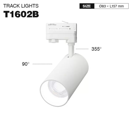 TRL016 30W 4000K 55˚N/B Ra80 Weiß—LED Schienensystem Lampen-LED Schienensystem Modern--01