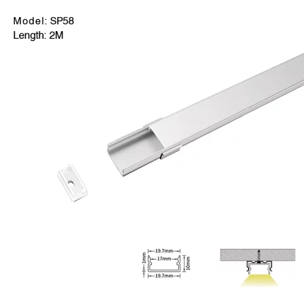 SP58 LED Profil 2 Meter L2000*19,7*10 mm-LED Profil--01