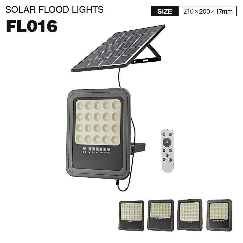 FL016 50W 6500K 375LM 90° Ra80 IP65 Solar Flutlicht-Terrassenbeleuchtung--01