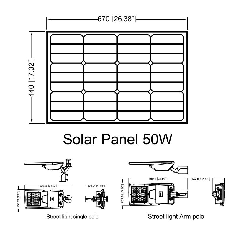 IP66 waterproof solar street light, rotating panel-Solar Flutlicht--02
