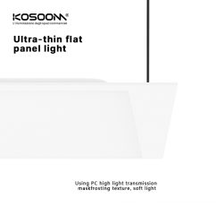 GD flache Lampe Seitenlicht 4000K PLE001-PE0108 KOSOOM-LED Panel