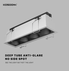 1204A Kommerzielle LED-Downlights Strahler 6W/12W Anpassbarer Abstrahlwinkel SLOB Kosoom-Downlights